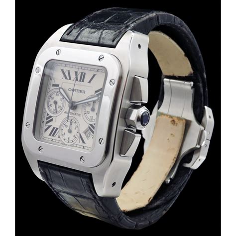 cartier montre cuir|montre Cartier santos 100 prix.